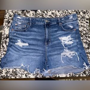American Eagle next level stretch high waisted denim shorts